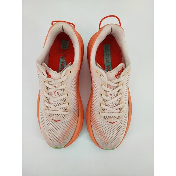 Hoka One One Women's Rincon 3 Orange Running Walking Shoes Size 6.5B US - Picture 4 of 9